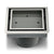 QM Drains 88.300.04 Lagos Series Veil Line 4" Square Drain