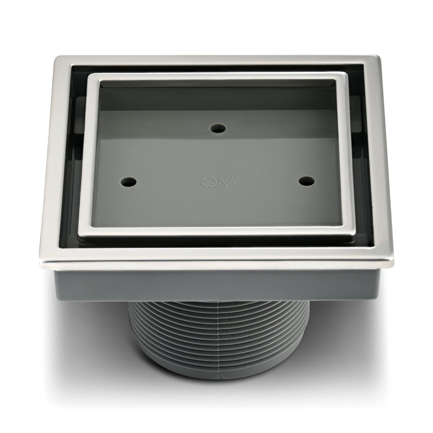 QM Drains 88.300.06 Lagos Series Veil Line 5 3/4" Square Drain