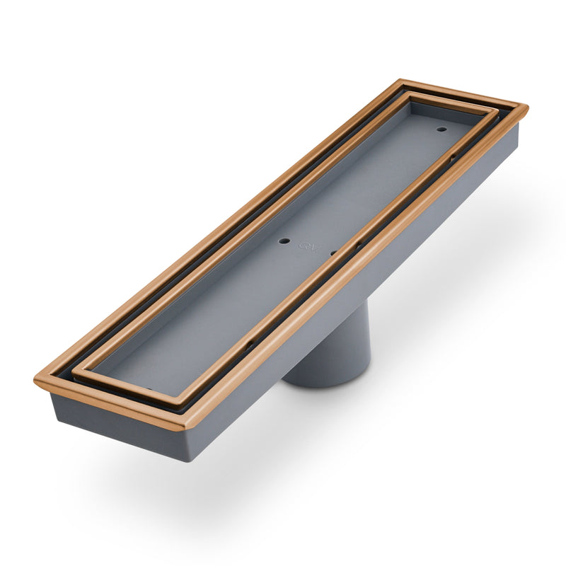 QM Drains 88.300.12 Lagos Series Veil Line Linear Drain 12" - Parent