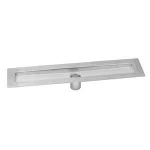Jaclo 88242-BSS 42" Zeroedge Bottom Outlet Channel Drain Body - Brushed Stainless