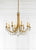 Crystorama 8828-CL-MWP Bridgehampton 8 Light Crystal Chandelier