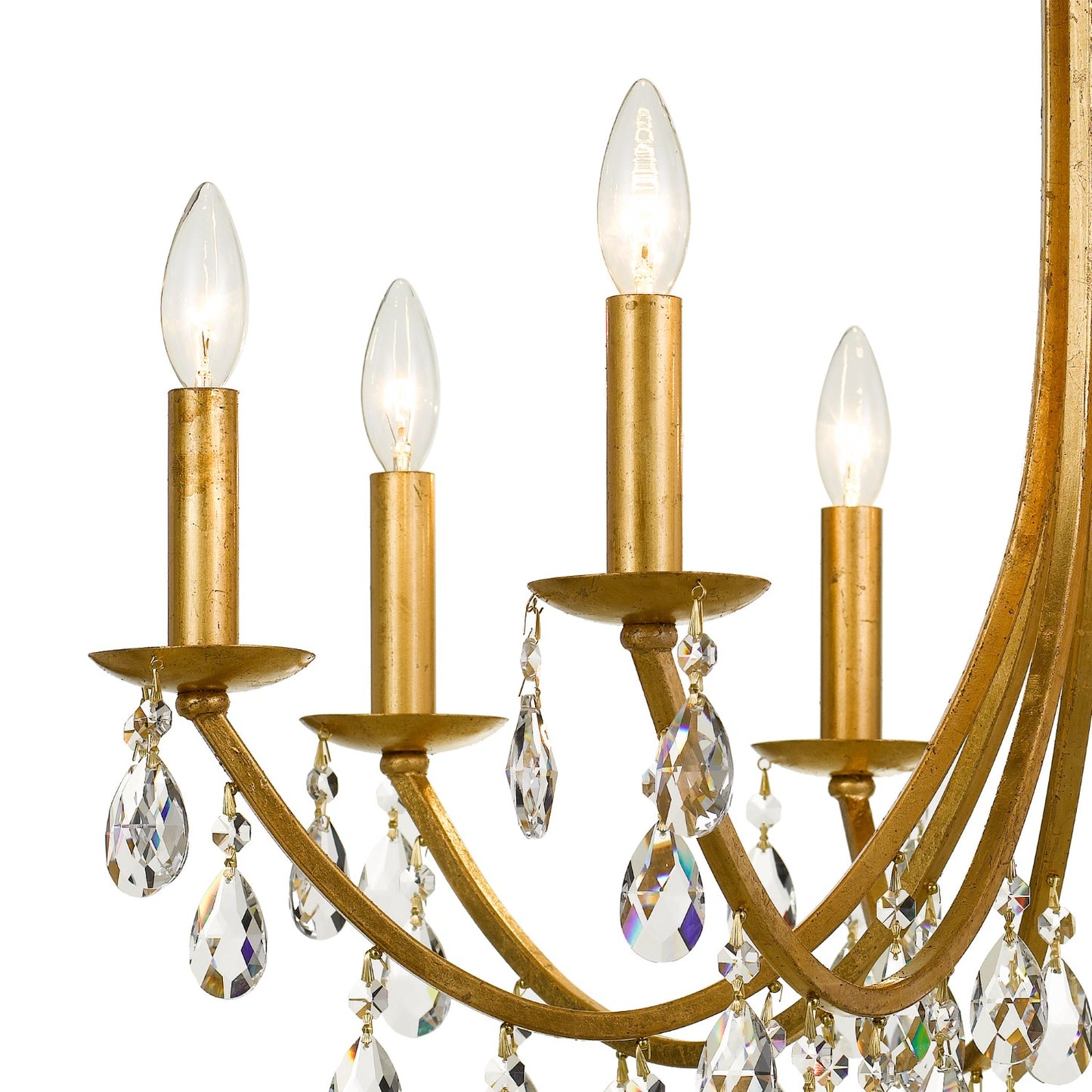 Crystorama 8828-CL-S Bridgehampton 8 Light Swarovski Strass Crystal Chandelier - Parent