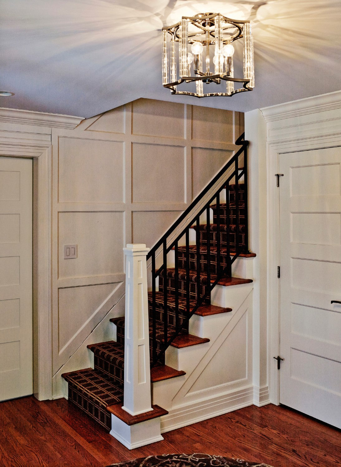 Crystorama 8854-PN Carson 4 Light Mini Chandelier - Polished Nickel