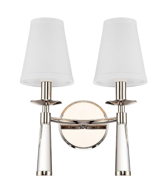 Crystorama 8862 Baxter 2 Light Bronze Wall Mount