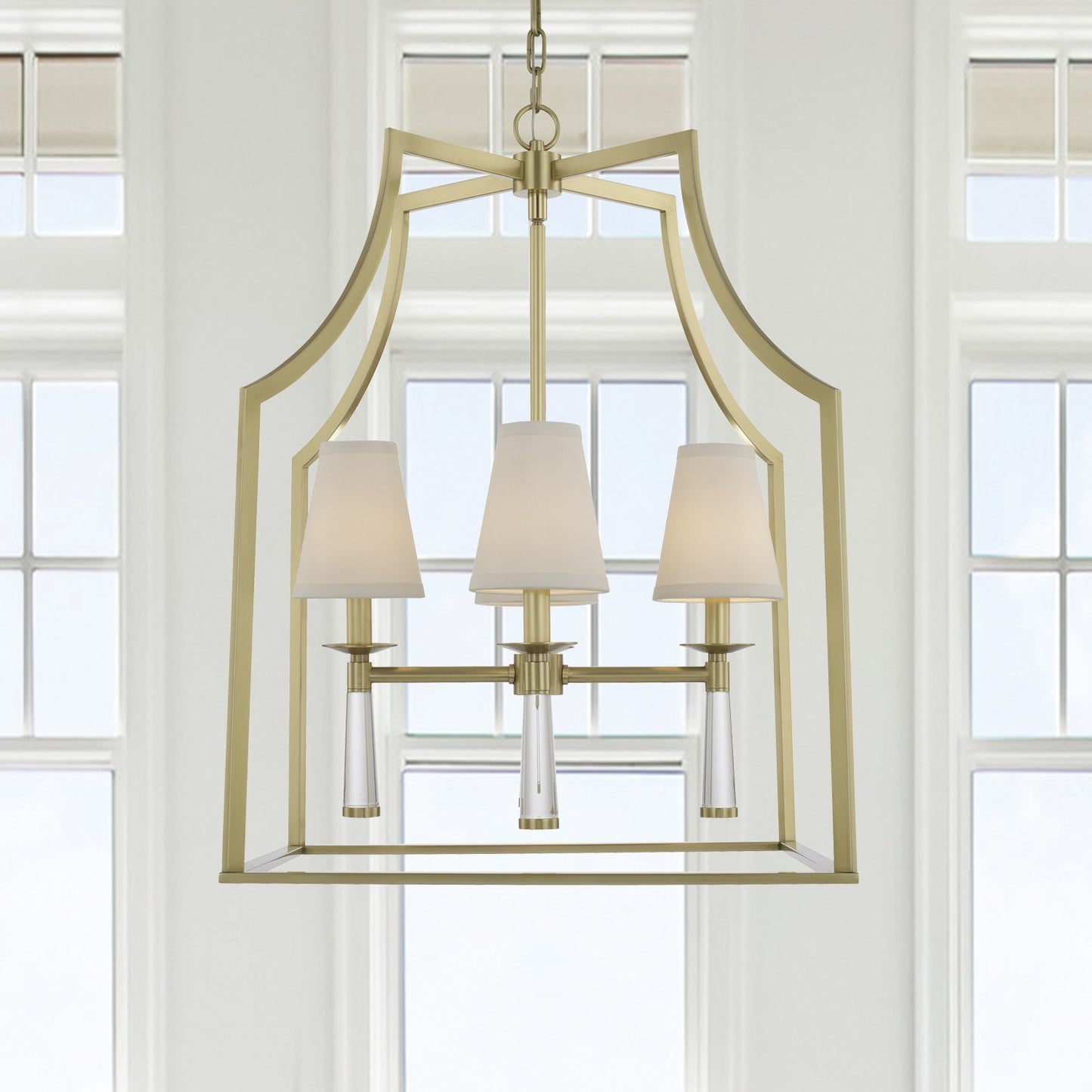 Crystorama 8864 Baxter 4 Light Chandelier