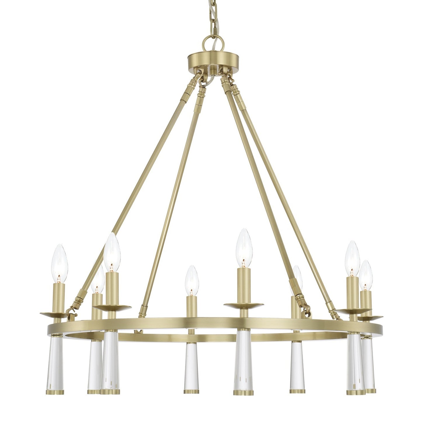 Crystorama 8867 Baxter 8 Light Antique Chandelier - Parent