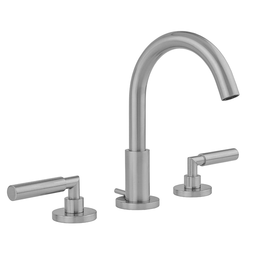 Jaclo 8880-T459-0.5 Uptown Contempo Faucet With Round Escutcheons & Contempo Hub Base Lever Handles- 0.5 Gpm - Parent
