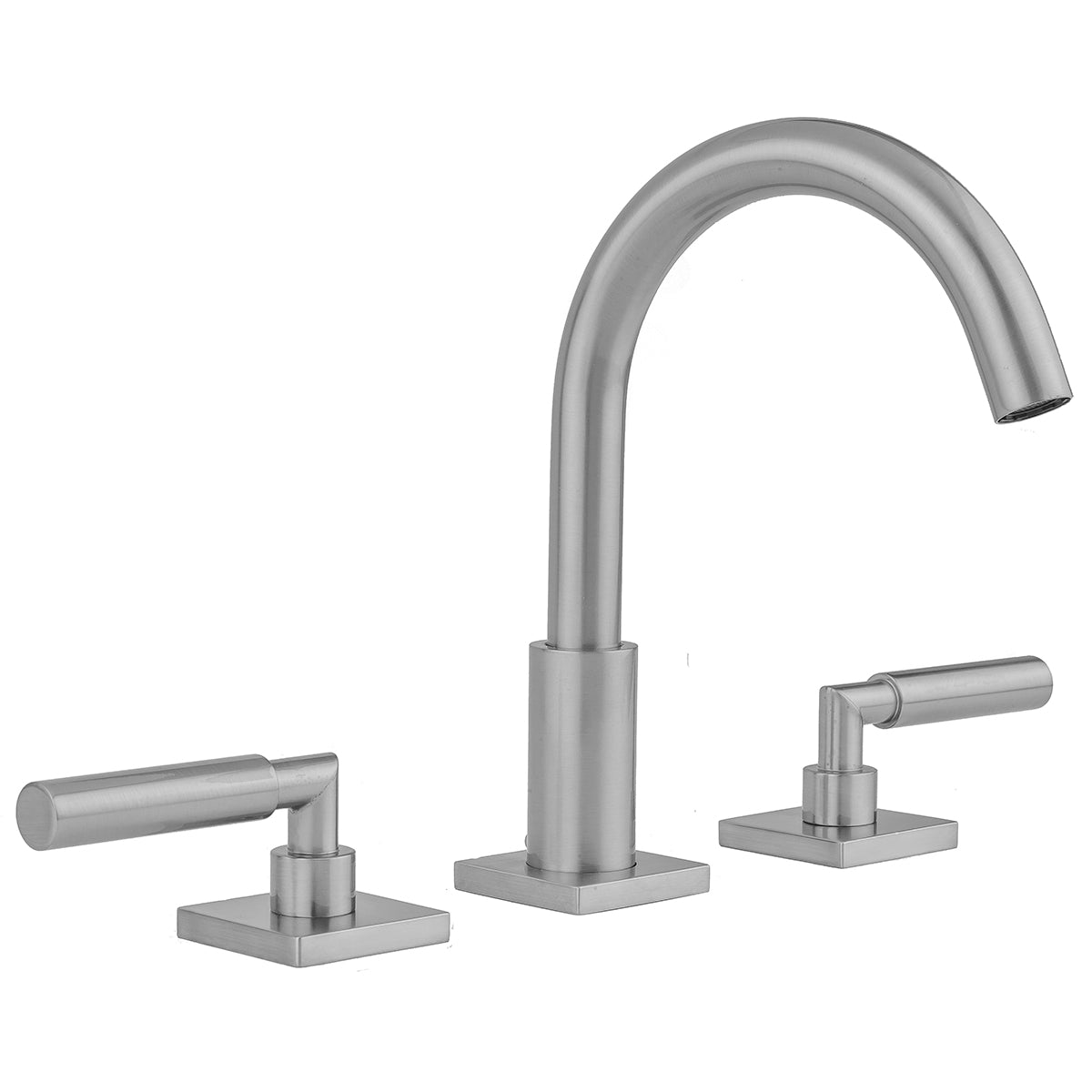 Jaclo 8881-TSQ459-0.5 Uptown Contempo Faucet With Square Escutcheons & Hub Base Lever Handles- 0.5 Gpm - Parent