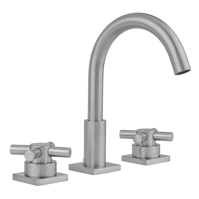 Jaclo 8881-TSQ630 Uptown Contempo Faucet With Square Escutcheons & Low Contempo Cross Handles - Parent
