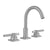 Jaclo 8881-TSQ638-0.5 Uptown Contempo Faucet With Square Escutcheons & Low Peg Lever Handles- 0.5 Gpm