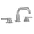 Jaclo 8882-T632-1.2 Downtown Contempo Faucet With Round Escutcheons & Low Contempo Lever Handles -1.2 Gpm