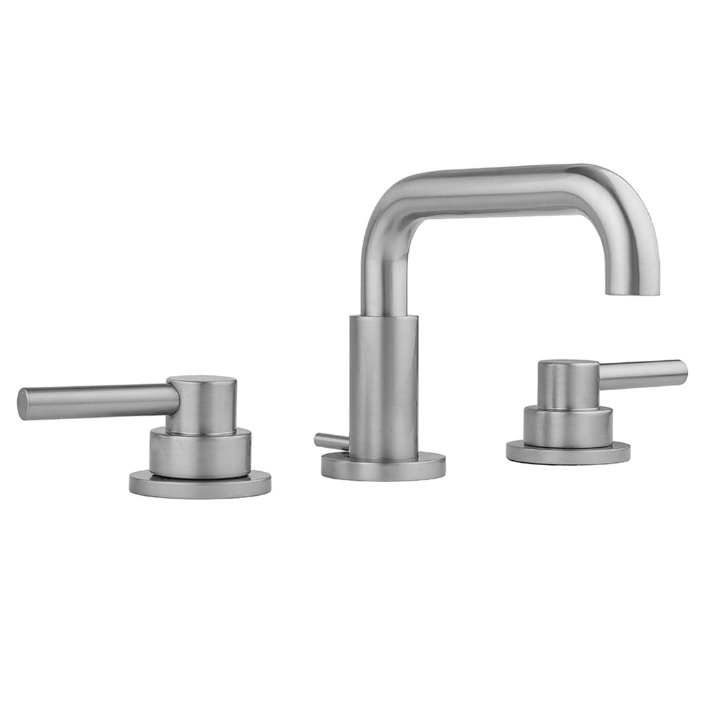 Jaclo 8882-T632 Downtown Contempo Faucet With Round Escutcheons & Low Contempo Lever Handles