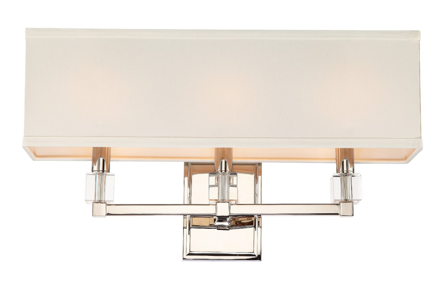 Crystorama 8883-PN Dixon 3 Light Bathroom Vanity - Polished Nickel