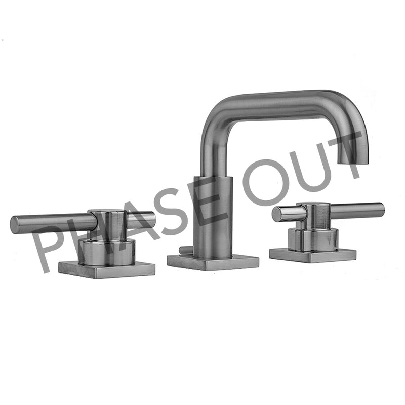 Jaclo 8883-TSQ638-1.2 Downtown Contempo Faucet With Square Escutcheons & Peg Lever Handles -1.2 Gpm - Parent