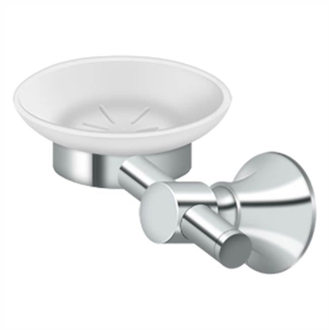 Deltana 88SD Frosted Glass Soap Dish, 88 Series