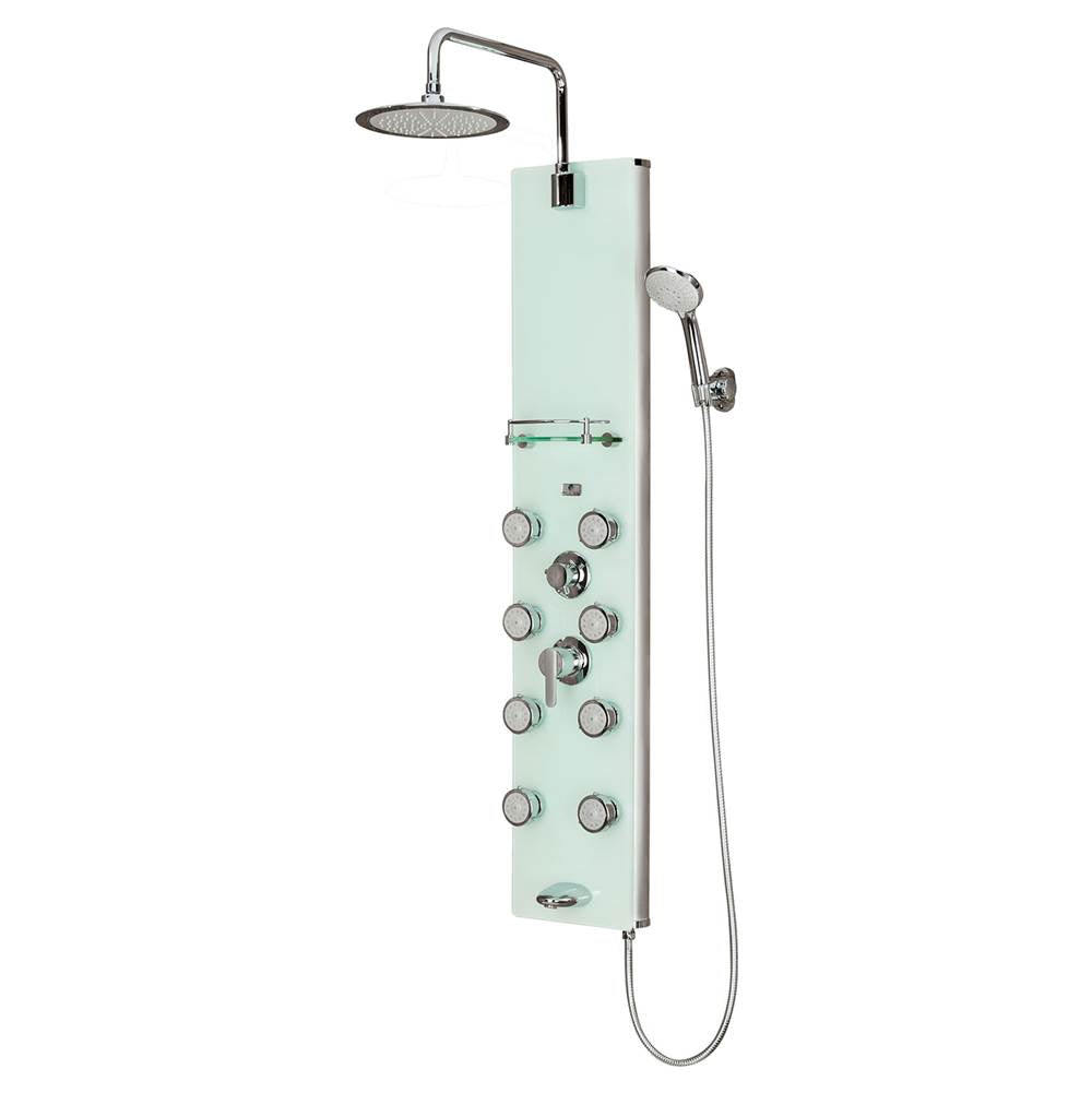 Pulse 1030 Lahaina Seafoam Glass Shower Spa