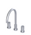 Rubinet 8AHOR Widespread Kitchen Set