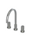 Rubinet 8AHOR Widespread Kitchen Set