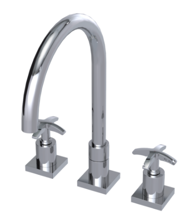 Rubinet 8ALAC Widespread Kitchen Set