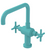 Rubinet 8DGNC Single Hole Two Handle Kitchen Set
