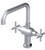 Rubinet 8DGNC Single Hole Two Handle Kitchen Set