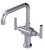 Rubinet 8DGNL Single Hole Two Handle Kitchen Set