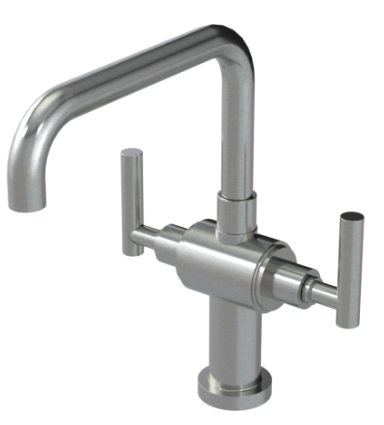 Rubinet 8DGNL Single Hole Two Handle Kitchen Set