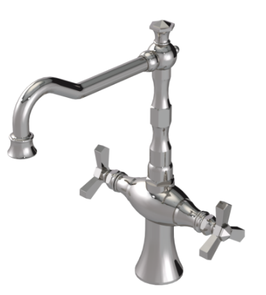 Rubinet 8DHXC Dual Handle Kitchen Set