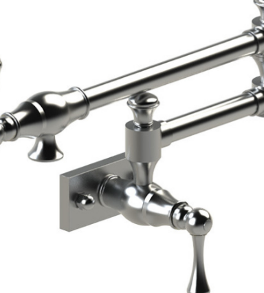 Rubinet 8EFML Wall Mount Pot Filler