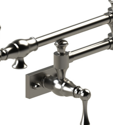 Rubinet 8EFML Wall Mount Pot Filler