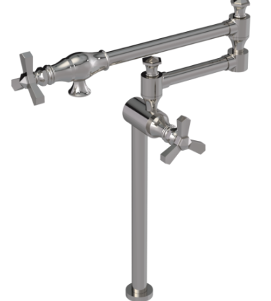 Rubinet 8HHXC Deck Mount Pot Filler