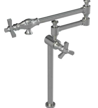 Rubinet 8HHXC Deck Mount Pot Filler