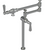 Rubinet 8HHXL Deck Mount Pot Filler