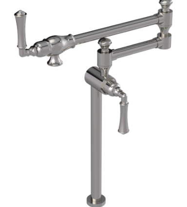 Rubinet 8HRVL Deck Mount Pot Filler