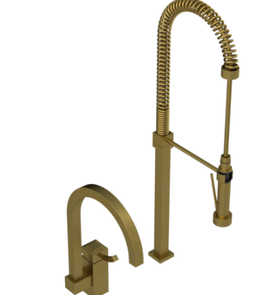 Rubinet 8IICL Single Control Kitchen Set With Suspended Industrial Spray - Parent