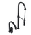 Rubinet 8IICL Single Control Kitchen Set With Suspended Industrial Spray