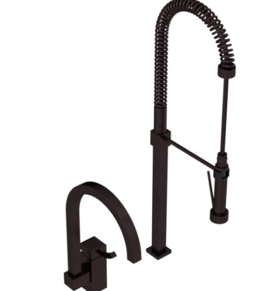 Rubinet 8IICL Single Control Kitchen Set With Suspended Industrial Spray