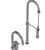 Rubinet 8IICL Single Control Kitchen Set With Suspended Industrial Spray