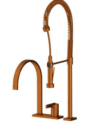 Rubinet 8IRTL Single Control Kitchen Set With Suspended Industrial Spray