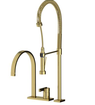 Rubinet 8IRTL Single Control Kitchen Set With Suspended Industrial Spray