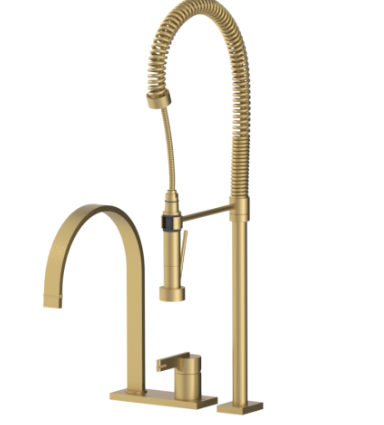 Rubinet 8IRTL Single Control Kitchen Set With Suspended Industrial Spray