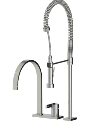 Rubinet 8IRTL Single Control Kitchen Set With Suspended Industrial Spray
