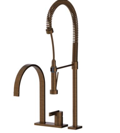 Rubinet 8IRTL Single Control Kitchen Set With Suspended Industrial Spray