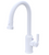 Rubinet 8JHOL Single Hole Single Control Kitchen Set With Retractable Dual Function Spray