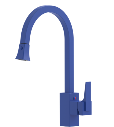 Rubinet 8JRSL Single Control Kitchen Set With Retractable Spray