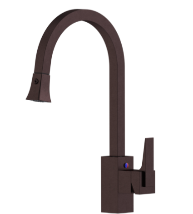 Rubinet 8JRSL Single Control Kitchen Set With Retractable Spray