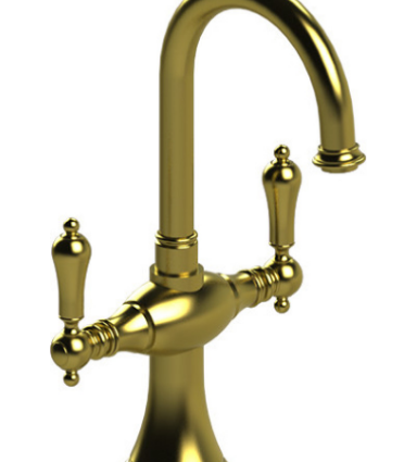 Rubinet 8PRML Dual Handle Bar Faucet
