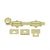 Deltana 8SB 8 Surface Bolt, HD