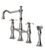 Rubinet 8UHXC Kitchen Bridge Faucet With Hand Spray