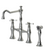 Rubinet 8UHXC Kitchen Bridge Faucet With Hand Spray